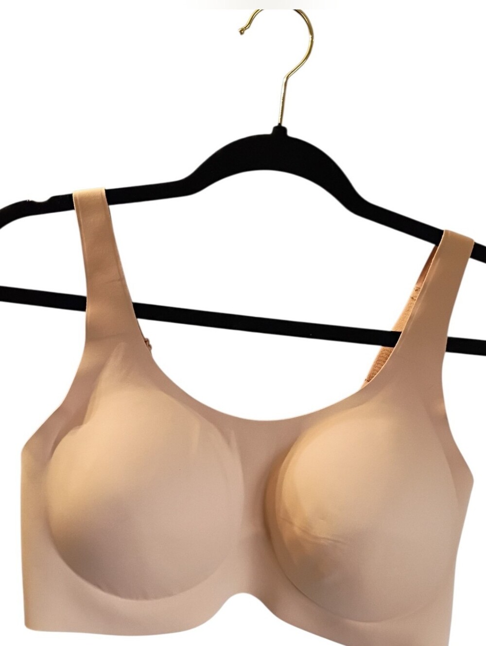KNIX Luxelift Pullover Wireless Seamless Bra Size XL Tan